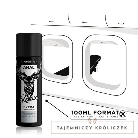 Black Hole Żel silikonowy relaksujący o właściwościach rozluźniających 100ml BLACK HOLE