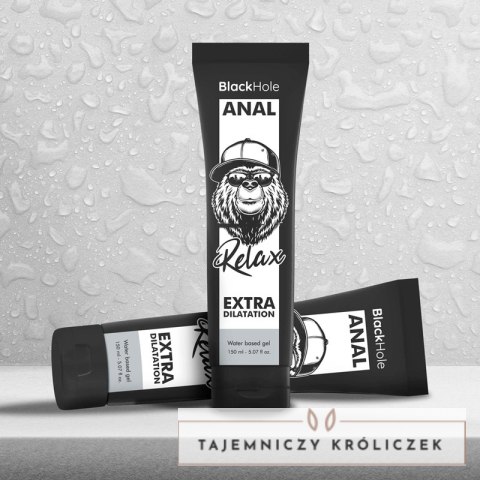 Black Hole żel relaksująco-rozszerzający na bazie wody 150 ml BLACK HOLE