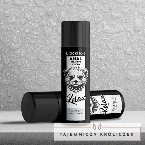 Black Hole żel silikonowy relaksujący, do nawilżania, 30 ml BLACK HOLE
