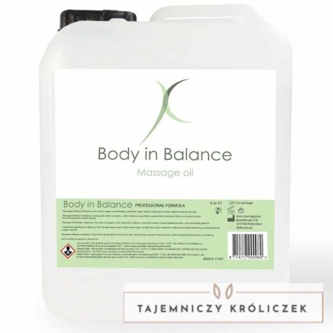 Body in Balance Olejek do Masażu 5000ml Bezzapachowy Neutralny pH BODY IN BALANCE