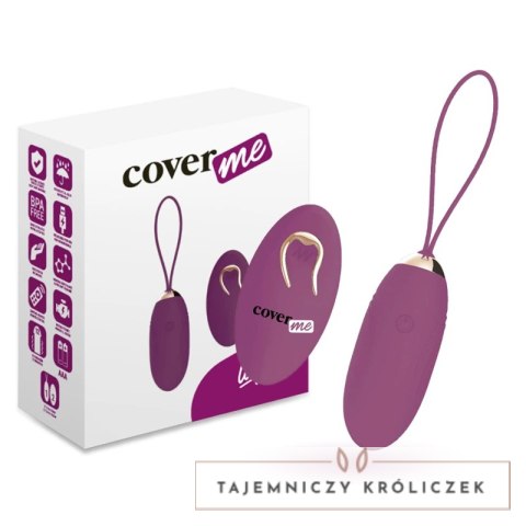 COVERME Lapi Lilac - Nowoczesny model z pilotem, silikon medyczny, 7 cm COVERME