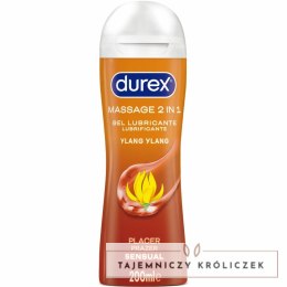 Durex 2w1 żel do masażu Ylang Ylang 200ml z aplikatorem Durex