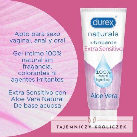 Durex Naturals Extra Sensitive żel intymny aloesowy 100 ml Durex