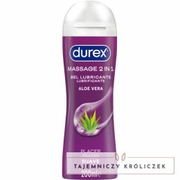 Durex Play Massage 2w1 Aloes żel nawilżający i do masażu 200ml Durex