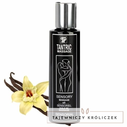 EROS-ART Olejek do masażu waniliowy 100ml - naturalny, roślinny, aromatyczny EROS