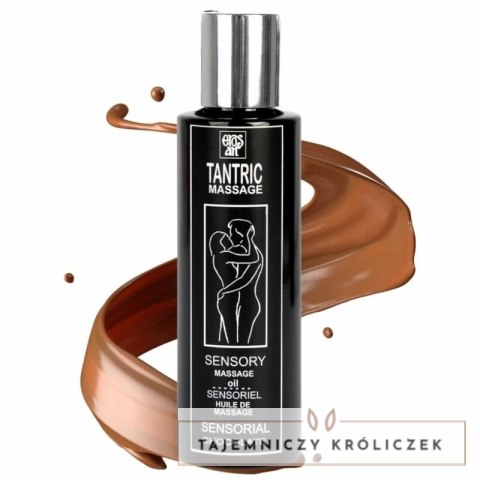 EROS-ART Tantryczny Olejek do Masażu Czekoladowy 100 ml - Naturalny Skład EROS