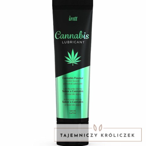 INTT Cannabis Lubricant wodny żel intymny 100ml smak konopi INTT
