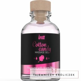 INTT Cotton Candy Żel do masażu rozgrzewający 30 ml słodki aromat INTT