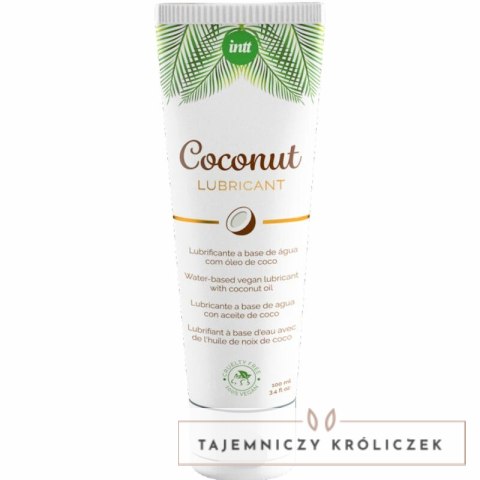 INTT Vegan Coconut Lubricant - Wegański lubrykant kokosowy 100ml INTT