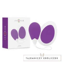 Intense Jan Lilac bezprzewodowe jajko wibrujące z pilotem, 10 trybow INTENSE