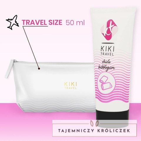 Kiki Travel Lubrykant Wodny 50ml Guma Balonowa Truskawkowa Vegan KIKI TRAVEL