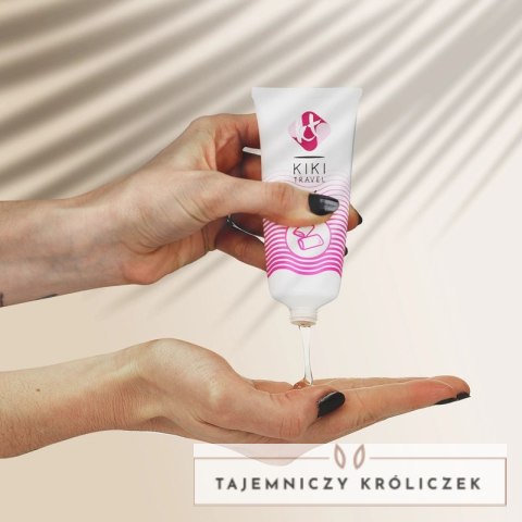 Kiki Travel Lubrykant Wodny 50ml Guma Balonowa Truskawkowa Vegan KIKI TRAVEL
