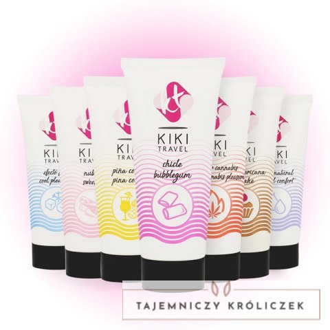 Kiki Travel Lubrykant Wodny 50ml Guma Balonowa Truskawkowa Vegan KIKI TRAVEL