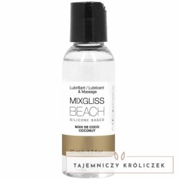 Mixgliss Beach silikonowy środek poślizgowy kokosowy 50 ml MIXGLISS