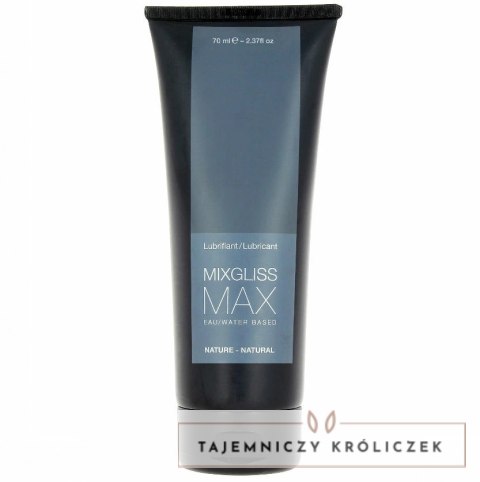 Mixgliss Max Naturalny żel intymny bezzapachowy 70 ml na bazie wody MIXGLISS