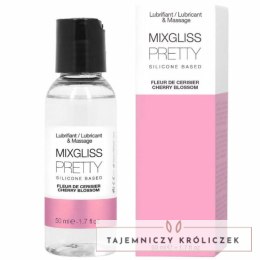 Mixgliss Pretty silikonowy lubrykant kwiat wiśni 50ml - długotrwały efekt MIXGLISS