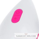 OHMAMA Jajko wibrujące teksturowane 10 trybow rożowo-białe USB OHMAMA