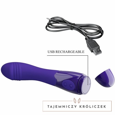 Pretty Love Elemental Youth silikonowy wibrator 30 trybow fioletowy PRETTY LOVE