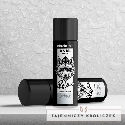 Realax Black Hole żel wodny z hialuronem 30ml - pielęgnacja i ochrona BLACK HOLE