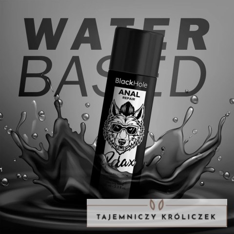 Realax Black Hole żel wodny z hialuronem, relaksujący, 100 ml BLACK HOLE