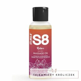 S8 Relax Olejek do masażu Zielona Herbata 50ml - pielęgnacja i relaks STIMUL8