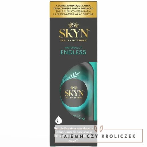 SKYN Naturalny Lubrykant na Bazie Wody 80 ml - Formuła Bezpieczna i Długotrwała SKYN
