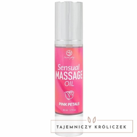 Secret Play Olejek do Masażu Płatki Roży 50ml - satynowa pielęgnacja SECRETPLAY