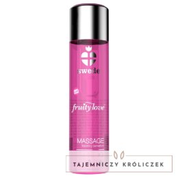 Swede Fruity Love Olejek do masażu rozgrzewający Malina Rabarbar 120ml SWEDE