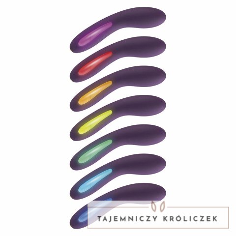 TOYJOY Luminate Light fioletowy model z podświetleniem LED, 17 cm TOYJOY