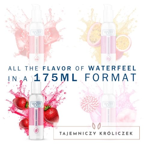 Waterfeel Lubrykant wodny Truskawkowy 175 ml - długotrwałe nawilżenie WATERFEEL