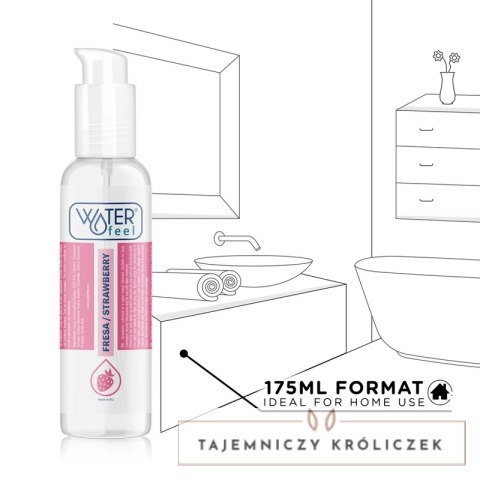 Waterfeel Lubrykant wodny Truskawkowy 175 ml - długotrwałe nawilżenie WATERFEEL