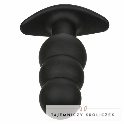 CalExotics Rock Bottom Beaded czarna sonda analna 10 trybow silikon USB CALEXOTICS