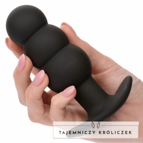 CalExotics Rock Bottom Beaded czarna sonda analna 10 trybow silikon USB CALEXOTICS