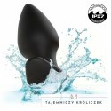 CalExotics Rock Bottom Perfect Plug 10 Trybow Wibracji Czarny Silikon CALEXOTICS
