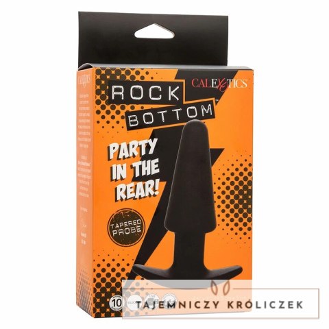 CalExotics Rock Bottom Stożkowa Sonda Wibracyjna 10 Trybow Czarna Silikon CALEXOTICS