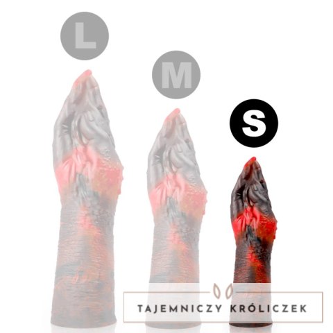 EPIC Lilith S silikonowa maszyna intymna 16 cm - czarna EPIC