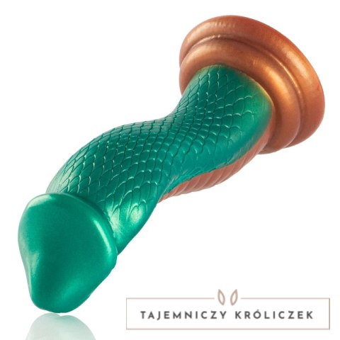 EPIC Python Cobra Zielony - Model silikonowy inspirowany mitologią, 205 mm EPIC