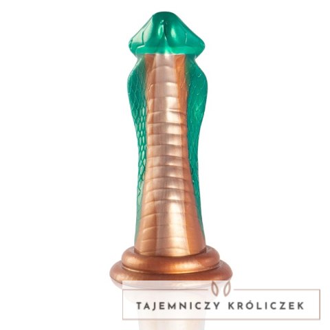 EPIC Python Cobra Zielony - Model silikonowy inspirowany mitologią, 205 mm EPIC