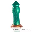 EPIC Python Cobra Zielony - Model silikonowy inspirowany mitologią, 205 mm EPIC