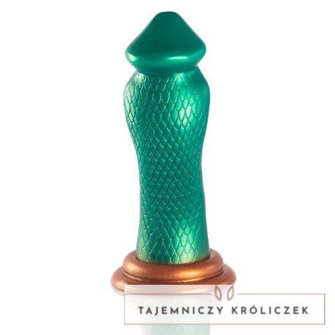 EPIC Python Cobra Zielony - Model silikonowy inspirowany mitologią, 205 mm EPIC