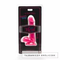 GET REAL Happy Dicks Model 12 cm rożowy z kulkami i przyssawką GET REAL