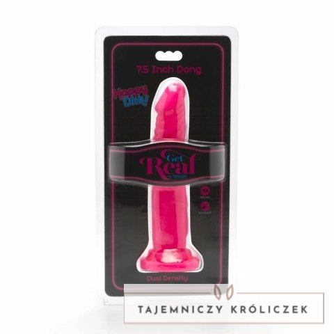 Get Real Happy Dicks Dong 19 cm rożowy - model anatomiczny z przyssawką GET REAL