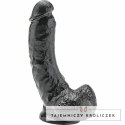 Get Real Model 20,5 cm Czarny - Anatomiczna Forma z Kulistymi Elementami GET REAL