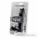 Get Real model 18 cm czarny - anatomiczny model z kulkami PVC GET REAL