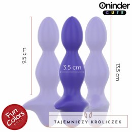 ONINDER CUTE Fioletowa Zatyczka Wibrująca Rozszerzająca z Aplikacją ONINDER