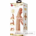 Pretty Love Sharife model 25 cm mięsisty TPR z przyssawką PRETTY LOVE