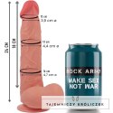 Rockarmy Liquid Silicone Raptor 24 cm - model z przyssawką, naturalny ROCK ARMY
