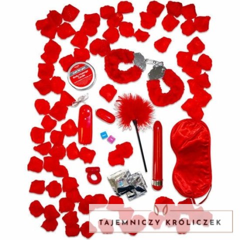 TOYJOY Red Romance Zestaw Prezentowy - Komplet Akcesoriow Intymnych TOYJOY