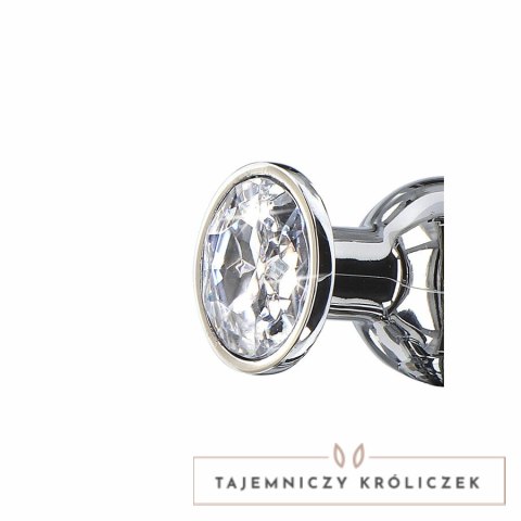 ToyJoy Diamond Bum Bijou Large - Aluminiowy model z ozdobą kryształową TOYJOY
