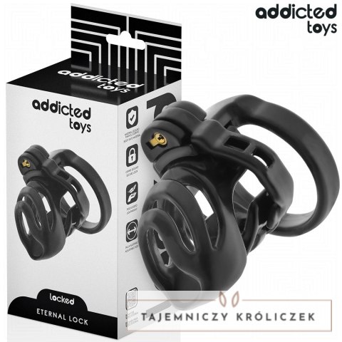 Addicted Toys Locked Eternal Lock system kontroli 9 cm, 4 pierścienie ADDICTED